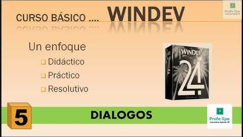 WINDEV - DIALOGOS