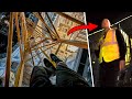 300 meter crane climb in turkey doesnt go to plan 