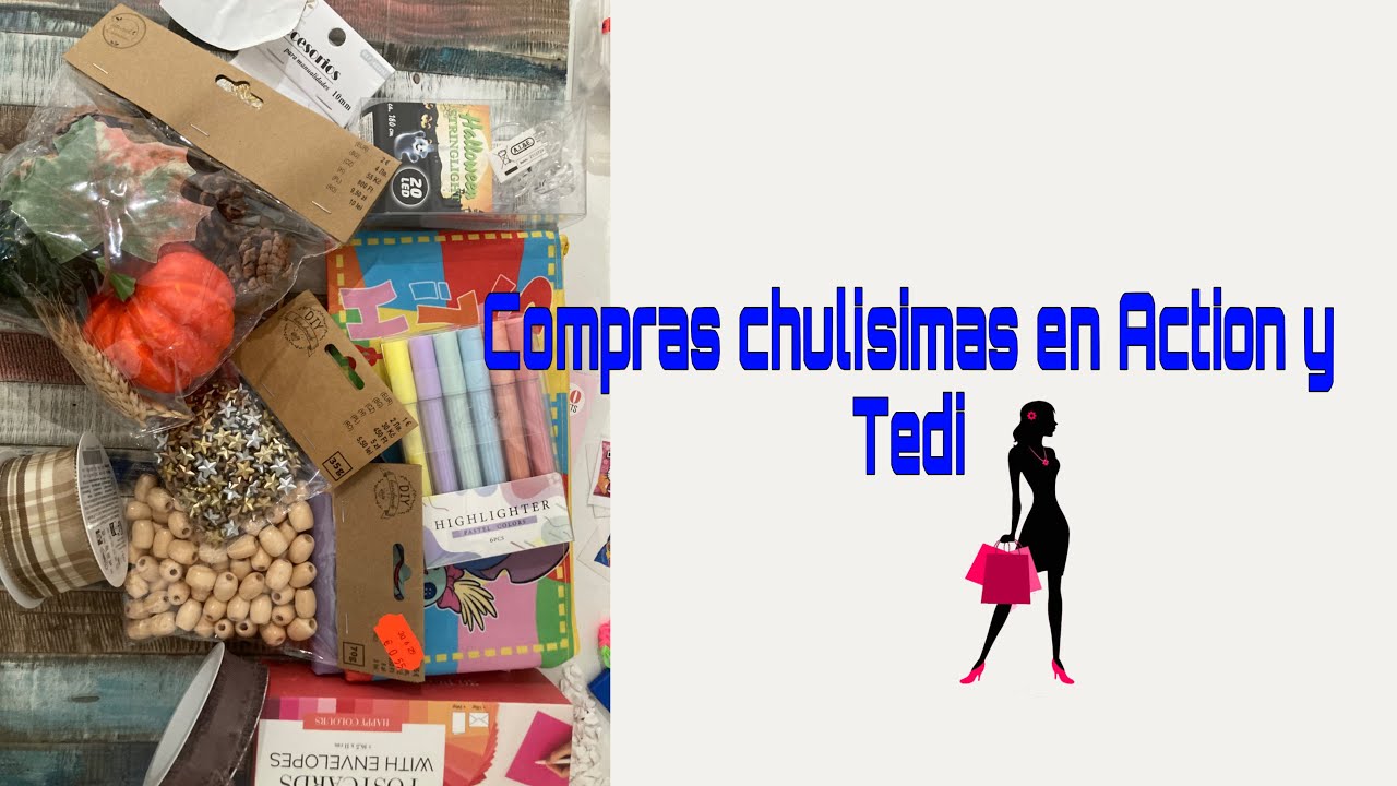 Compras chulísimas pro muy poco.  Action y Tedi.