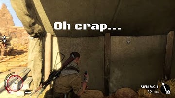 Sniper Elite 3 - Random Grenade Double Kill