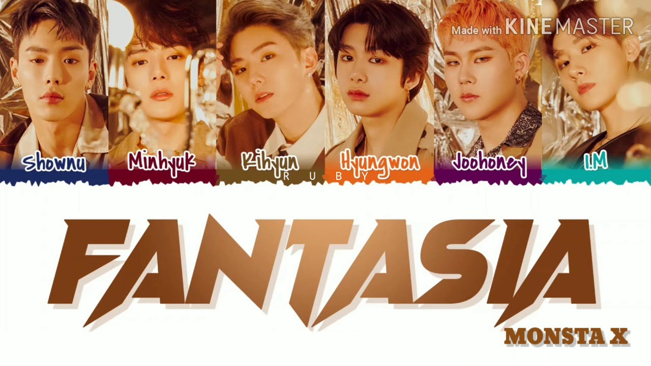 MONSTA X - FANTASIA (Color Coded Lyrics Eng/Rom/Han/가사) 