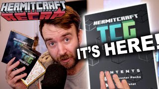 We actually bought the Hermitcraft Cardgame box! (TCG Unboxing w. Pixlriffs)