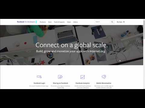 How to create a Facebook application for Graph API