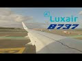 Flight report  fuerteventura fue  luxembourg lux  luxair boeing 737700