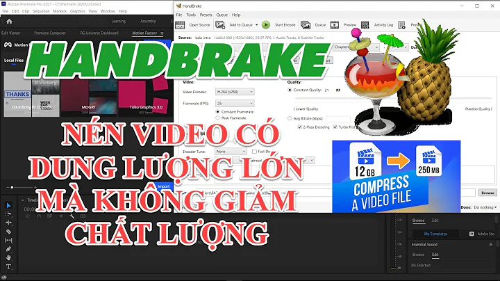 HandBrake - Nn video c dung lng ln m khng lm gim c...
