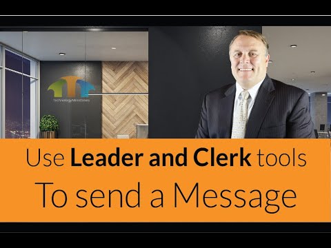 Email using Leader and Clerk Resources in LDS Tools