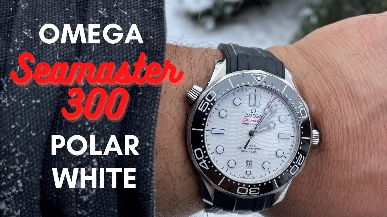 Omega Seamaster 300 White Polar Dial.