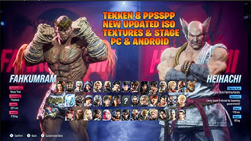 Tekken 8 Next Gen Selena Final Update PSP | New Textures & Stages for Android & PC