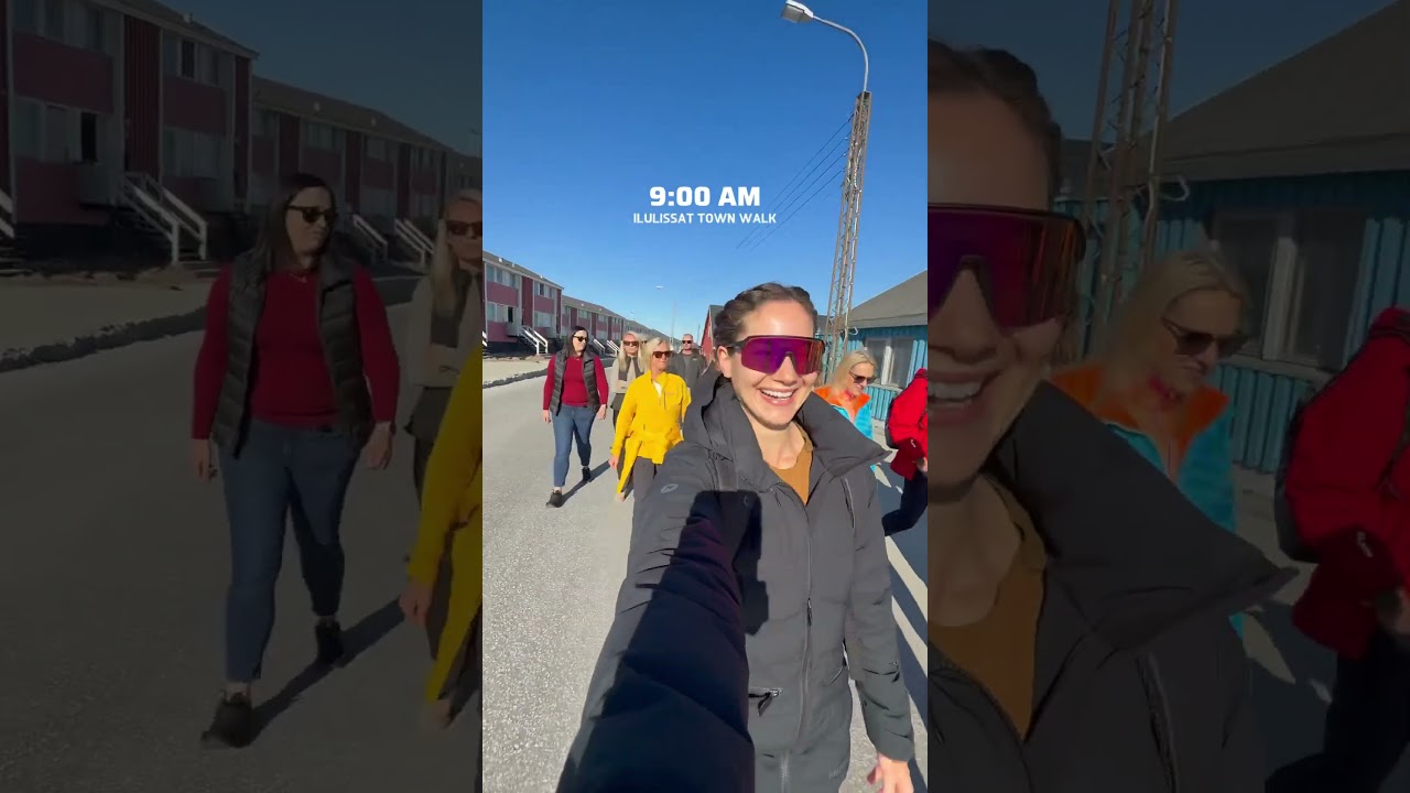 A day in Ilulissat, Greenland with for the Icefjord Midnight Marathon ✨ #marathon #adventure