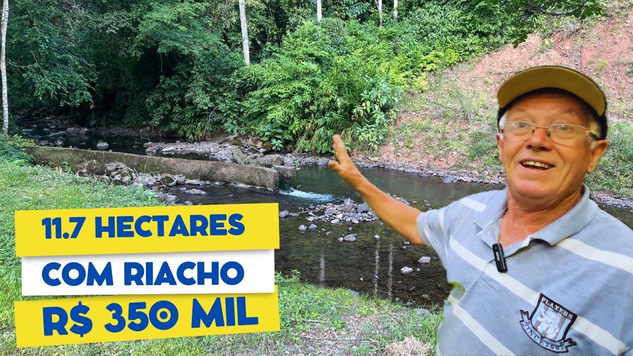 SÍTIO PRIVATIVO COM RIACHO E MUITA NATUREZA | R$ 350 MIL
