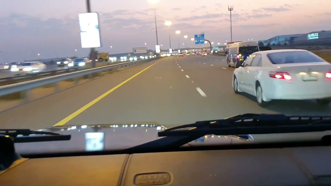 Dubai night Driving WhatsApp Status 