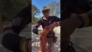 The new guy can't even untangle the lines and cords.