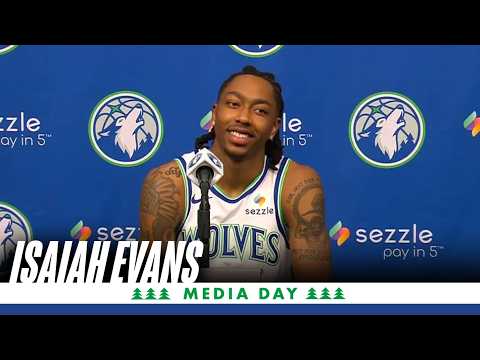 Isaiah Evans Timberwolves Media Day 2026