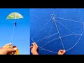 How to make a parachute kite from coconut stalks