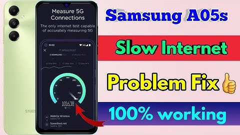 samsung a05s high internet speed setting | samsung a05s fast internet setting