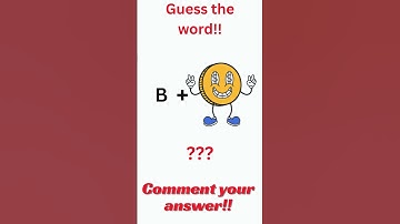 Guess the word in 5 seconds #fy #riddles #bitcoin #puzzle