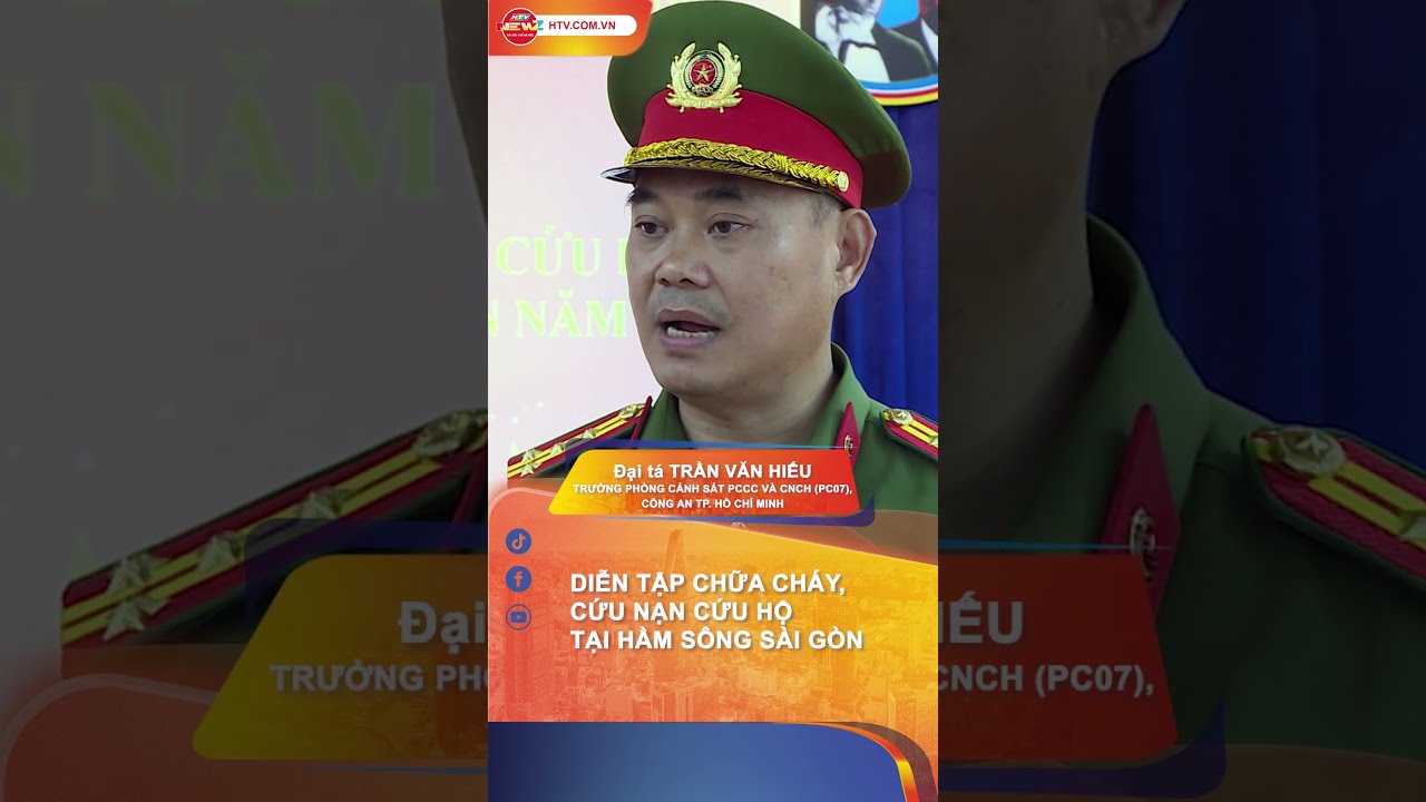 DIỄN TẬP CHỮA CHÁY, CỨU NẠN CỨU HỘ TẠI HẦM SÔNG SÀI GÒN