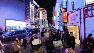 (Video360) 360° Night Walk in Shibuya, Tokyo | 渋谷区 at Night (Don Quijote, MEGO, Bunkamura Dori)