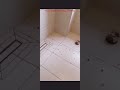 Floor slope test using marbles