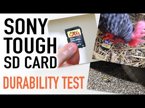 Sony TOUGH SD Memory Card - Durability Test (Water, Cold, Heat, Dirt, Impacts)