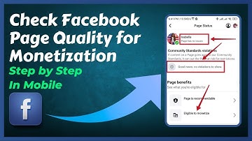 How to Check My Facebook Page Quality for Monetization