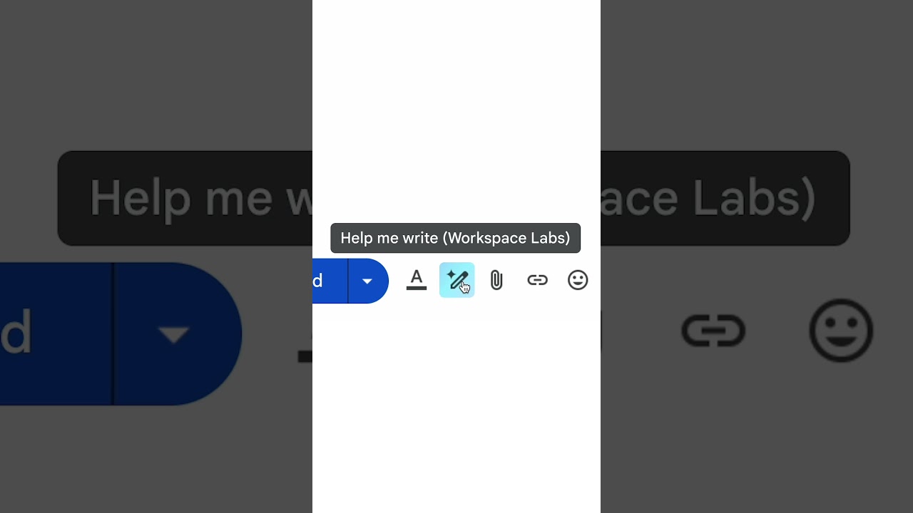 How to Use Gmail's 'Help Me Write' AI Tool to Write Emails #shorts