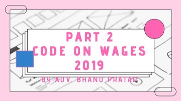 Code On Wages 2019!! Part 2 !! LLB,EPFO,NET!! Labour laws! Minimum wages