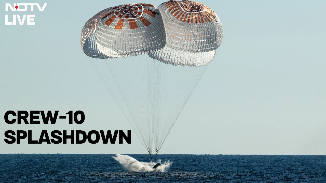 NASA LIVE | Space X LIVE | Crew 10 Splash Down | NASA's SpaceX Crew-10 ...