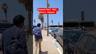 Beautiful Tel Aviv Beach ❤️❤️ #minivlog #abroad #travel #israel #work
