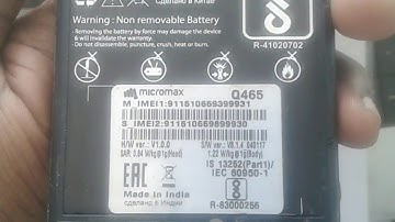 Micromax Canvas Unite 4 Q465 Bypass Hard Reset And Pattern Unlock