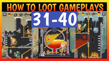 how to loot - pull pin Hero Rescue All levels - 31 - 40 Gameplay Walkthrough (Android & iOS)