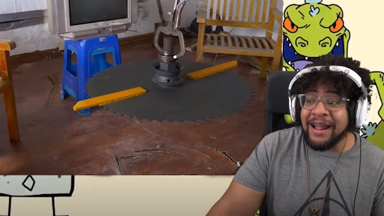 The Worlds Largest Beyblade! | I did a Thing Reaction!