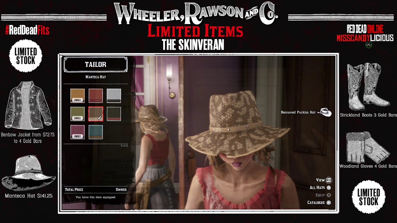 Red Dead Online Outfits Limited items YouTube
