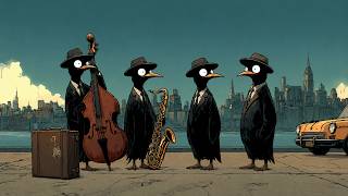 Penguins Open a Blue-Sky Session – Jazz for Calm Focus & Study screenshot 3