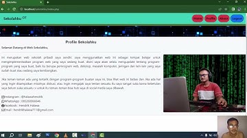 [8]-Web Sekolahku #php #mysql #xamppmysql #xamppserver #visualstudiocode #teknikinformatika