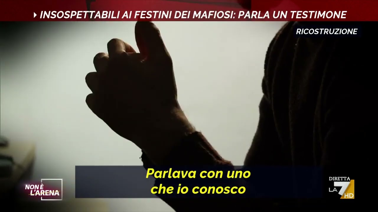 Festini dei mafiosi, parla il testimone: 