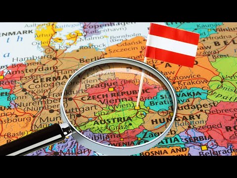 Подробная карта Австрии - Detailed map of Austria