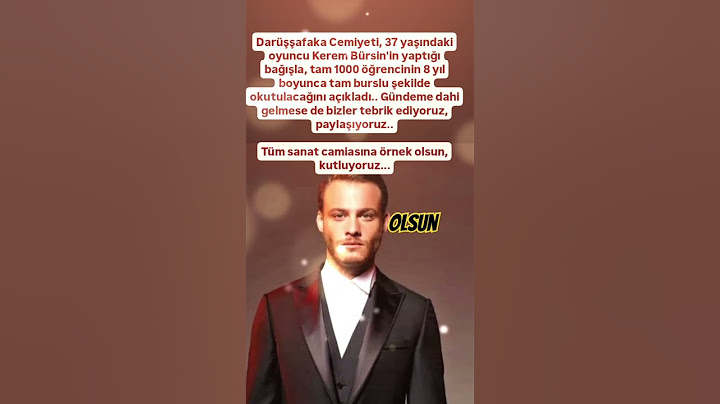 37 YAŞINDAKİ KEREM BÜRSİN'İN YAPTIĞI BAĞIŞLA TAM 100 ÖĞRENCİNİN 8 YIL BOYUNCA OKUTULACAĞI AÇIKLANDI.