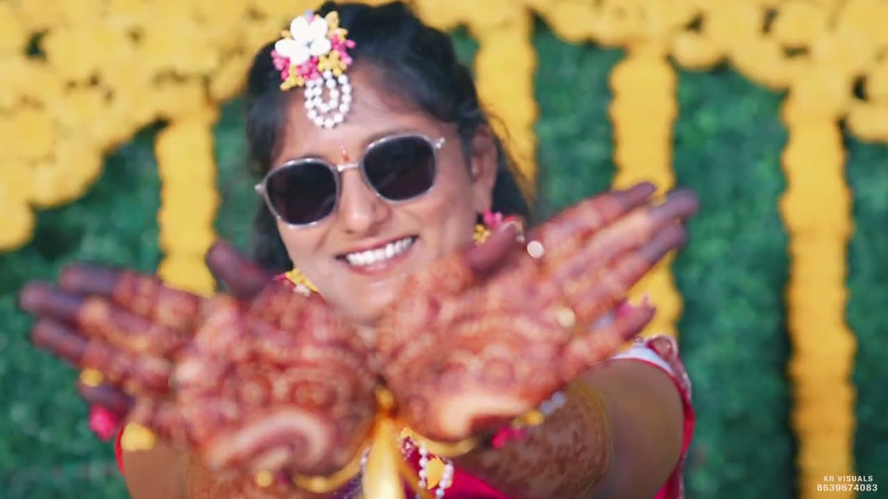 Latest Bride Haldi Ceremony || Ushasri Laxmi Bhavani Haldi Song || Kishan Roy Visauls 8639674083