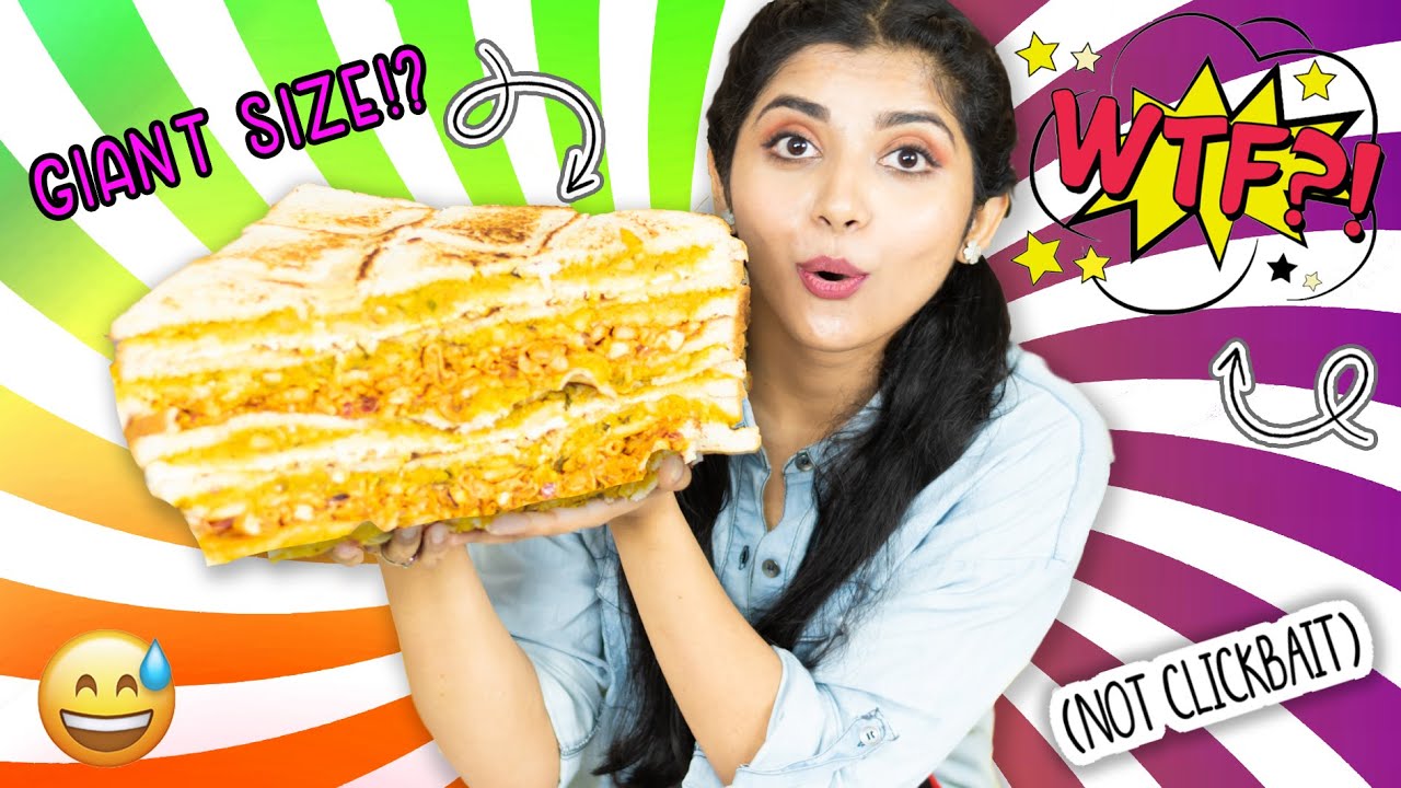 Making GIANT SANDWICH at Home!! | DIY SANDWICH | Ramya Vasudev