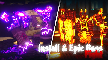 Cataclysm mod Install + Epic Boss Batltles Minecraft 