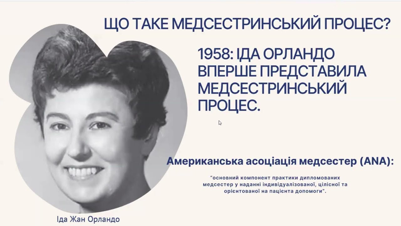 Основи та перспективи медсестринського процесу — Transcript