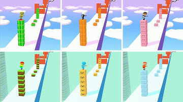 Cube Surfer!: All Cubes and Characters Unlocked and Maxed Stats | Gameplay #2 (Android & iOS Game)