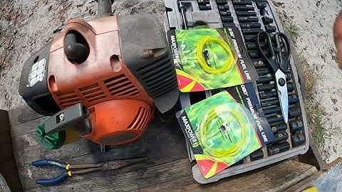 How To Replace Weed Eater / String Trimmer Fuel Line / Gas Lines / Petrol Hose The Fast Easy Way