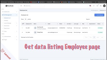Display Employee Records in Laravel 11 HR Dashboard