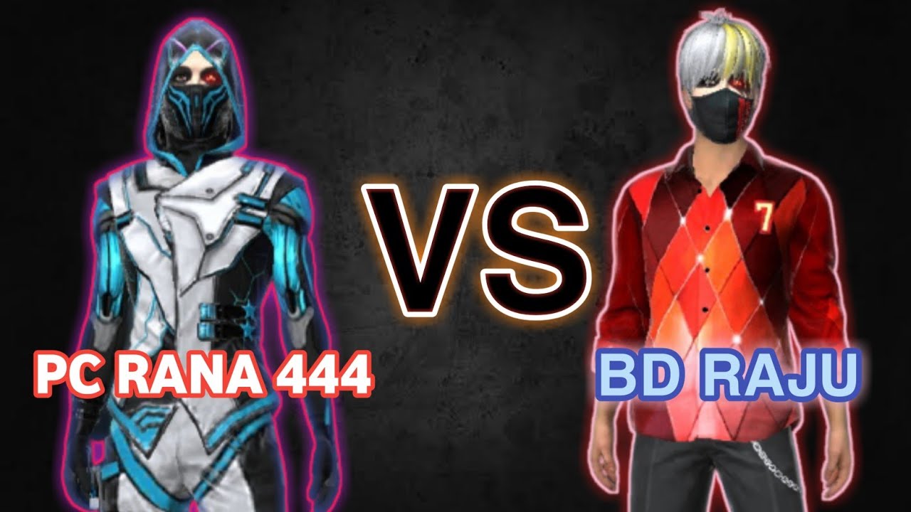 PC RANA 444 VS BD RAJU ||🇧🇩|| 1 VS 1 || OP HEADSHOT 2 GB RAM GAMEPLAY ...