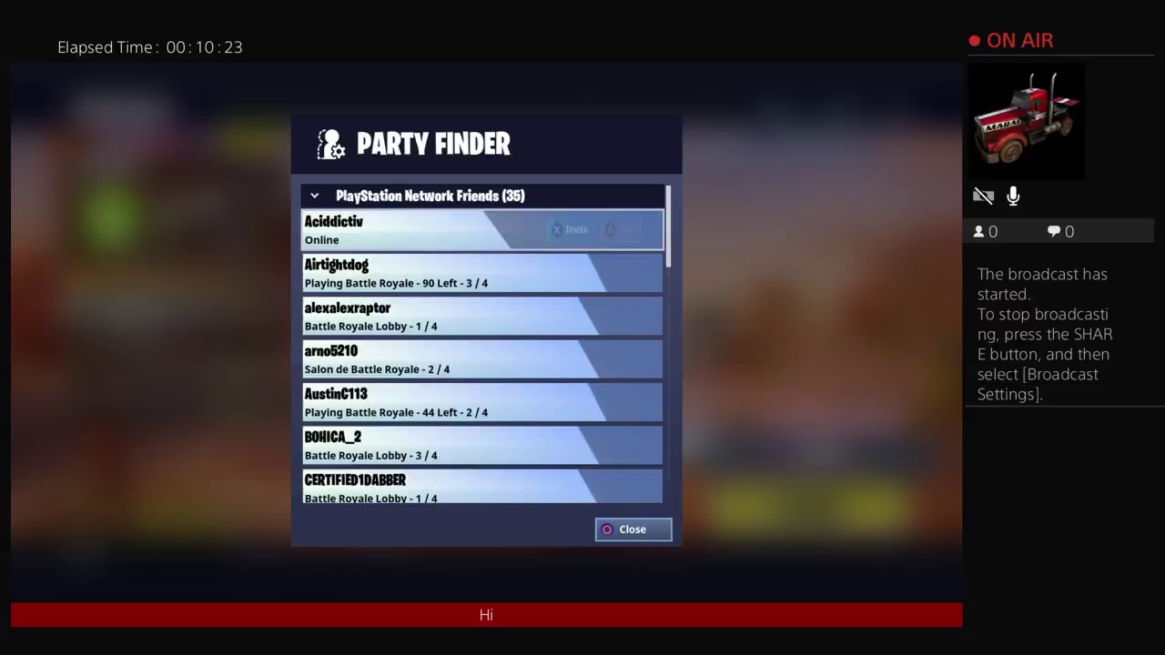 TyT641y428's Live PS4 Broadcast