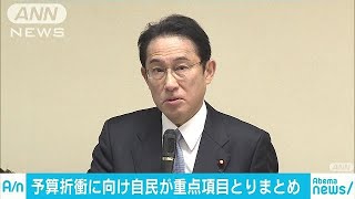来年度予算折衝に向け　重点項目取りまとめ　自民党(18/12/14)