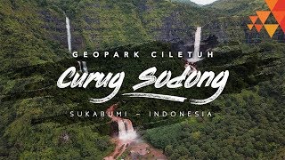 Geopark Ciletuh - CURUG SODONG | Sukabumi, West Java - Indonesia (Aerial Video)