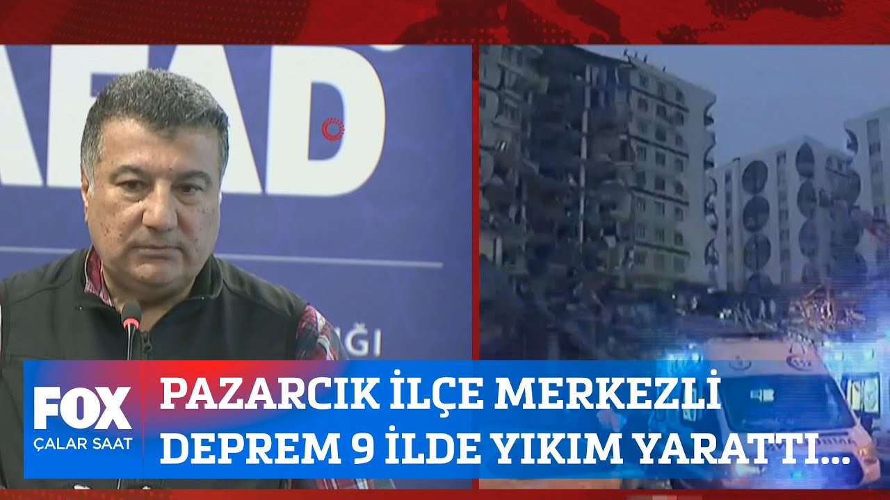 Pazarcık İlçe merkezli deprem 9 ilde yıkım yarattı... 6 Şubat 2023 İlker Karagöz ile Çalar Saat